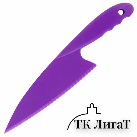 Коврик силиконовый для раскатки/запекания 46х66 см, фиолетовый, ПОДАРОК пластиковый нож, DASWERK, 608427