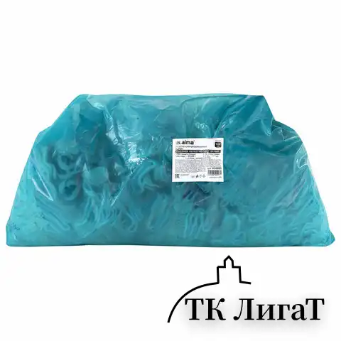 Перчатки хлопчатобумажные эконом, КОМПЛЕКТ 100 пар, 10 класс, 26-28 г, 83 текс, С ПВХ, LAIMA ЭКОНОМ, БЕЛЫЕ, 608680