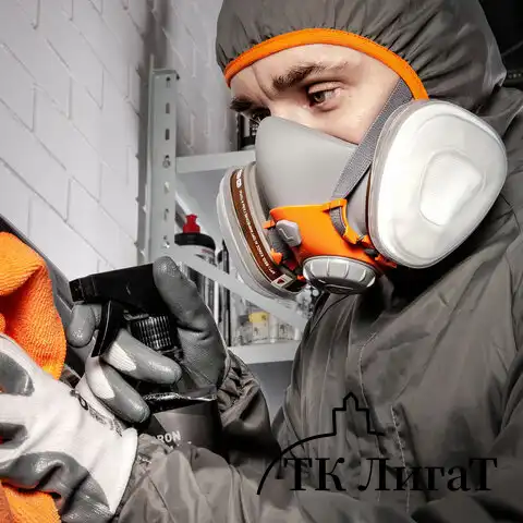Полумаска фильтрующая Jeta Safety 6500, мягкий силиконовый материал, без фильтров, размер L, 6500-L