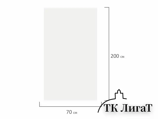 Простыня белая рулонная с перфорацией 100 шт., 70х200 см, спанбонд 12 г/м2, LAIMA UNIVERSAL, 631137