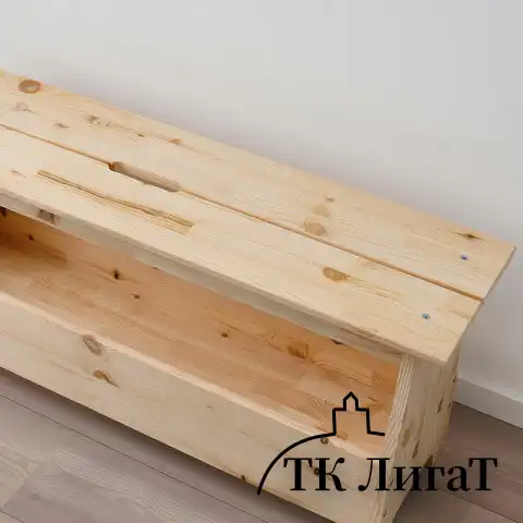 Скамья деревянная, сосна, BRABIX "Scandi Wood SC-003", 1000х250х450 мм, 641889, 006.02.35