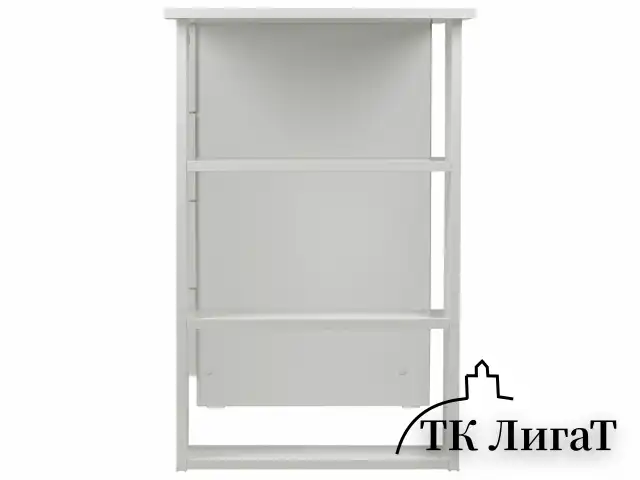 Стол письменный/компьютерный BRABIX "Scandi CD-016", 1100х500х750 мм, 4 ящика, белый, 641891, ЦБ013707-1