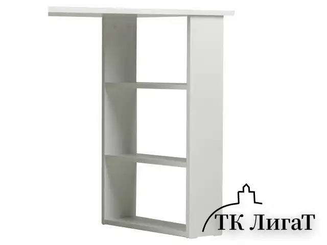 Стол письменный/компьютерный BRABIX "Scandi CD-016", 1100х500х750 мм, 4 ящика, белый, 641891, ЦБ013707-1