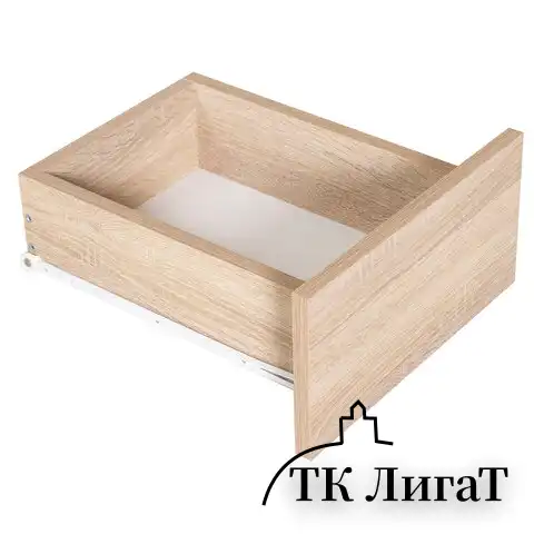 Стол письменный/компьютерный BRABIX "Scandi CD-016", 1100х500х750 мм, 4 ящика, дуб сонома, 641892, ЦБ013707-2