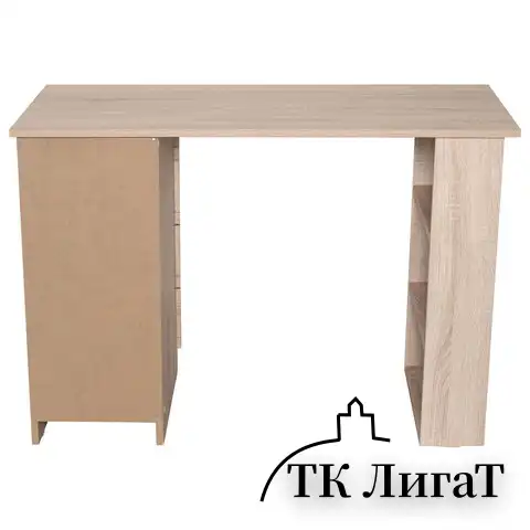 Стол письменный/компьютерный BRABIX "Scandi CD-016", 1100х500х750 мм, 4 ящика, дуб сонома, 641892, ЦБ013707-2