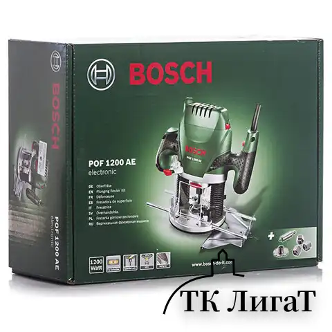 Машина фрезерная вертикальная, 650 Вт, 11000-28000 об./мин, BOSCH POF 1200 AE 060326A100