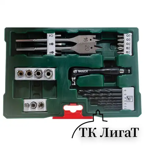 Набор бит и сверл, 41 шт., угловая отвертка, BOSCH V-line-41 2607017316