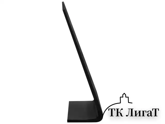 Табличка меловая настольная А4 (21x29,7 см), L-образная, вертикальная, ПВХ, ЧЕРНАЯ, BRAUBERG