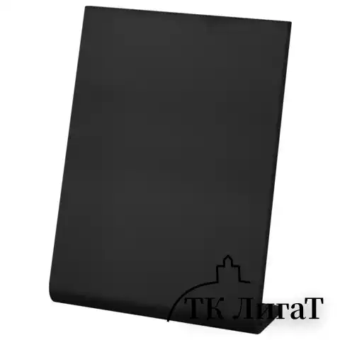 Табличка меловая настольная А5 (14,8x21 см), L-образная, вертикальная, ПВХ, ЧЕРНАЯ, BRAUBERG, 291293