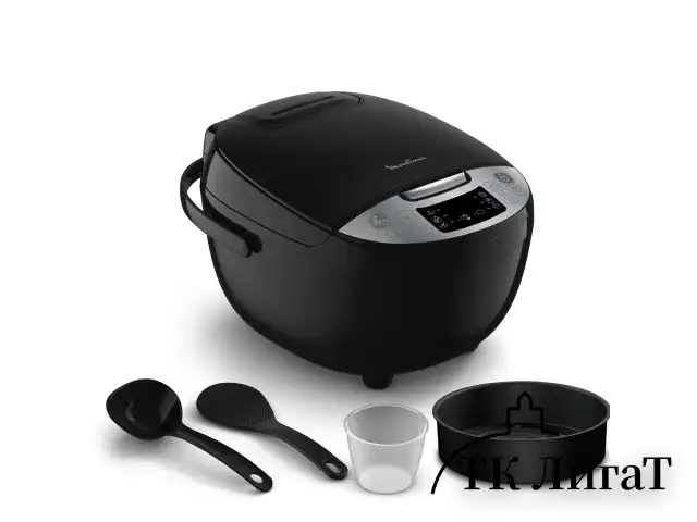 Мультиварка MOULINEX MK611832, 750 Вт, 4 л, 10 программ, таймер, функция Keep Warm, черный, 7211004519