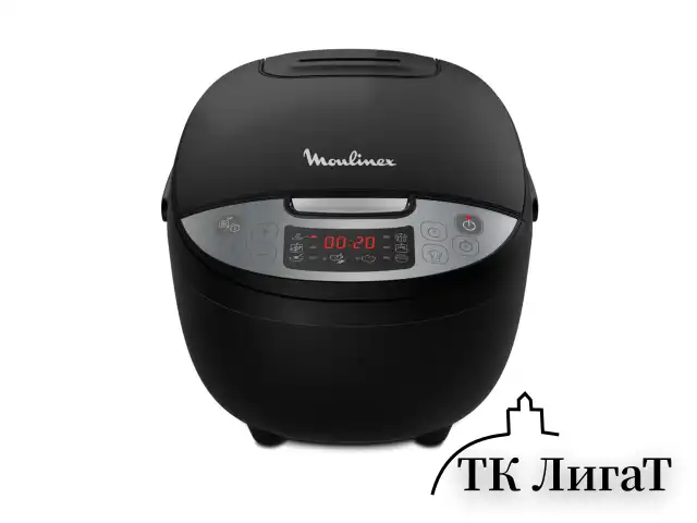 Мультиварка MOULINEX MK611832, 750 Вт, 4 л, 10 программ, таймер, функция Keep Warm, черный, 7211004519