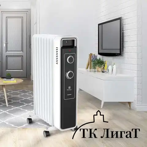 Обогреватель масляный ROYAL CLIMA ROR-PR9-2000M, 2000Вт, 9 секций, белый