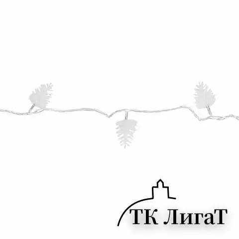 Электрогирлянда-нить комнатная "Шишки" 4,3 м, 30 LED, мультицветная, 220 V, ЗОЛОТАЯ СКАЗКА, 591267