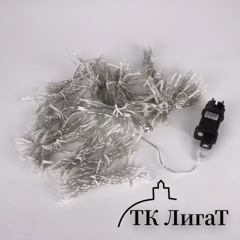 Электрогирлянда-занавес уличная "Штора" 2х2 м, 304 LED, теплый белый, 220 V, контроллер, ЗОЛОТАЯ СКАЗКА, 591301