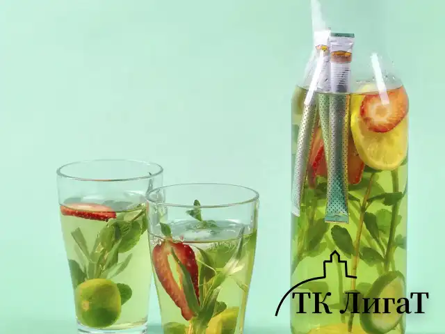 Чай TEATONE, зеленый, 100 стиков по 1,8 г, картонная коробка, 1241
