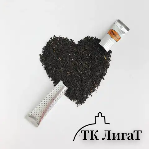 Чай TEATONE, черный с чабрецом, 100 стиков по 1,8 г, картонная коробка, 101