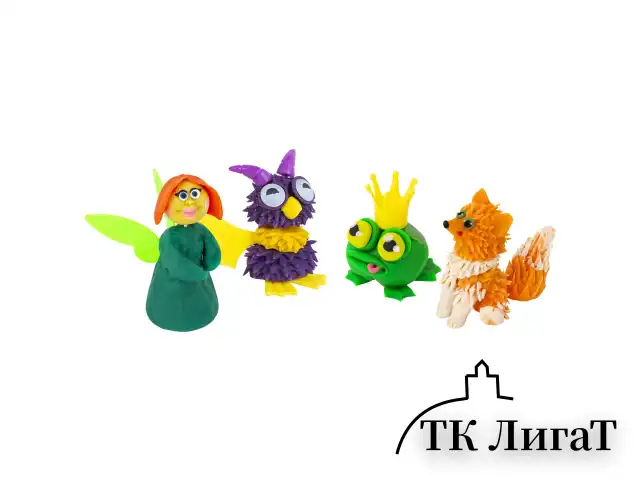 Пластилин-тесто для лепки BRAUBERG KIDS, 12 цветов., 600 г, 6 формочек, 1 скалка, ведерко, 106721