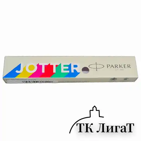 Ручка шариковая PARKER "Jotter Orig Red", корпус красный, детали нержавеющая сталь, синяя, RG0033330