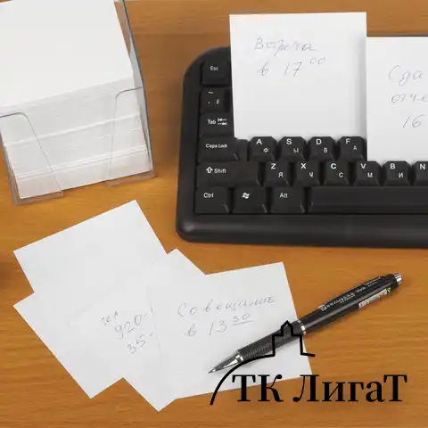 Блок для записей ОФИСМАГ непроклеенный, куб 9х9х9 см, белый, белизна 95-98%, 123019