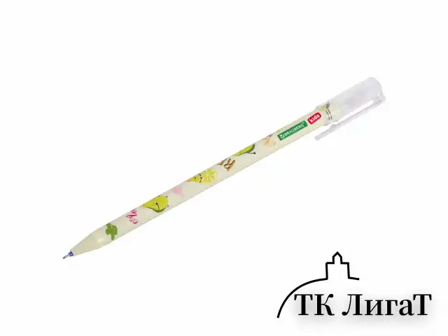 Ручка стираемая гелевая BRAUBERG KIDS "MIX", СИНЯЯ, корпус ассорти, игольчатый наконечник 0,5 мм, линия 0,35 мм, 144101