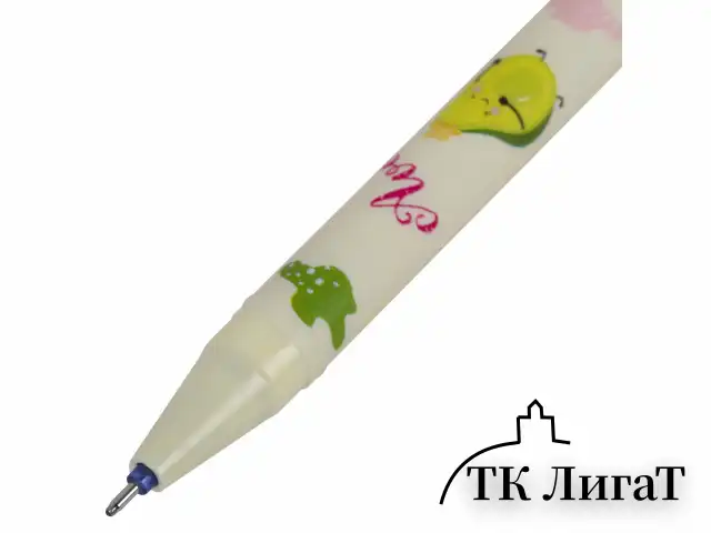 Ручка стираемая гелевая BRAUBERG KIDS "MIX", СИНЯЯ, корпус ассорти, игольчатый наконечник 0,5 мм, линия 0,35 мм, 144101