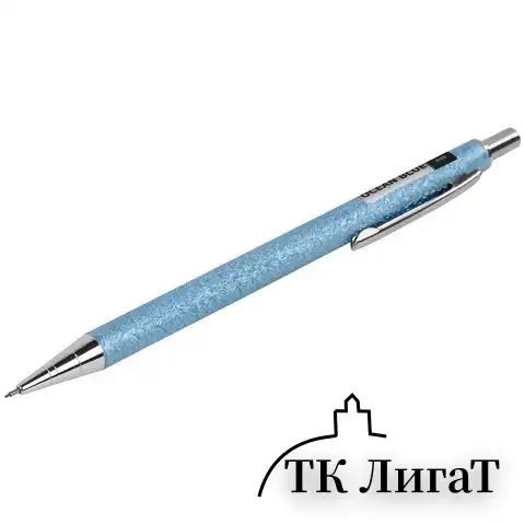 Карандаш механический 0,5 мм + грифели HB 12 штук на блистере, BAUBERG "OCEAN BLUE", 181970