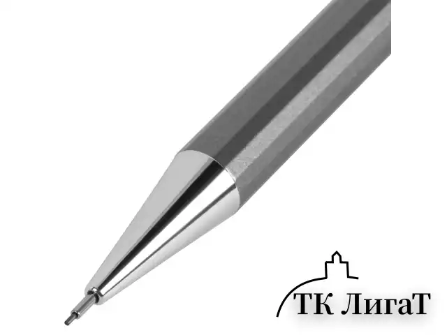 Карандаш механический 0,5 мм, HB, BRAUBERG "CHROME", металлический корпус, 181977