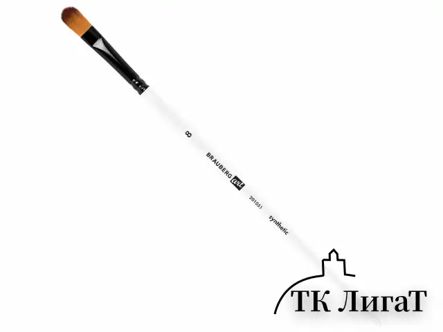 Кисти художественные набор 12 шт., синтетика, овальные № 1-12, BRAUBERG ART DEBUT, 201051