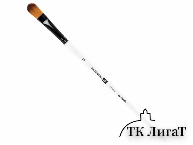 Кисти художественные набор 12 шт., синтетика, овальные № 1-12, BRAUBERG ART DEBUT, 201051