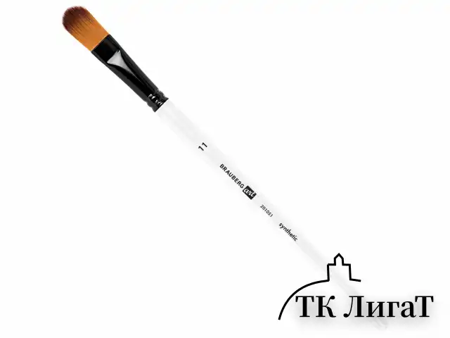 Кисти художественные набор 12 шт., синтетика, овальные № 1-12, BRAUBERG ART DEBUT, 201051