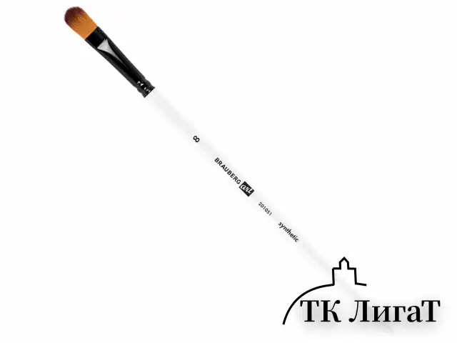 Кисти художественные набор 12 шт., синтетика, овальные № 1-12, BRAUBERG ART DEBUT, 201051