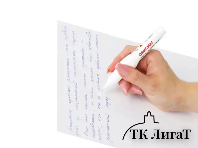 Ручка-корректор ОФИСМАГ, 8 мл, металлический наконечник, 226818