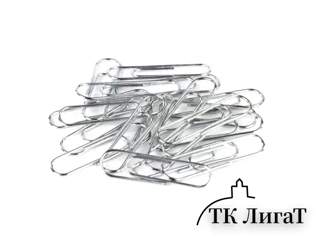 Скрепки ОФИСМАГ, 28 мм, оцинкованные, 100 шт., в картонной коробке, 227582