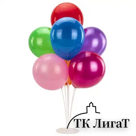Подставка для 7 воздушных шаров, высота 70 см, пластик, BRAUBERG KIDS, 591905