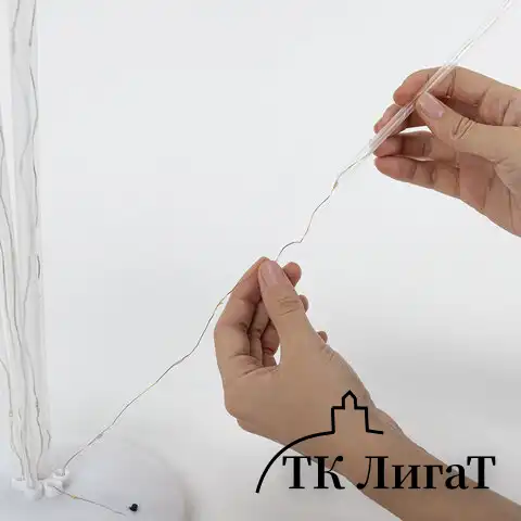 Подставка с LED для 7 воздушных шаров, высота 75 см, пластик, BRAUBERG KIDS, 591908