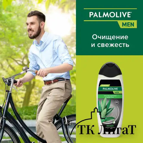 Шампунь мужской 450мл PALMOLIVE MEN "Экстракт шалфея", против перхоти, ш/к 56577, 8718951556577