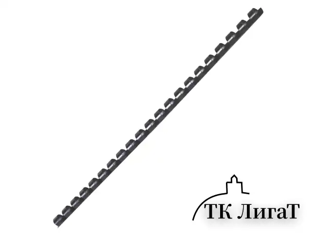 Пружины пластиковые для переплета, КОМПЛЕКТ 100 шт., 8 мм (для сшивания 21-40 л.), черные, ОФИСМАГ, 531461