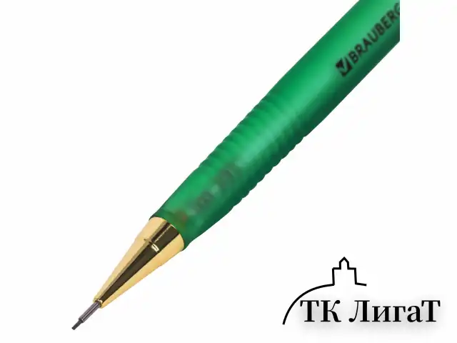 Карандаш механический 0,5 мм, HB, BRAUBERG EXTRA GOLD, ластик, корпус SOFT TOUCH, ассорти, 181963