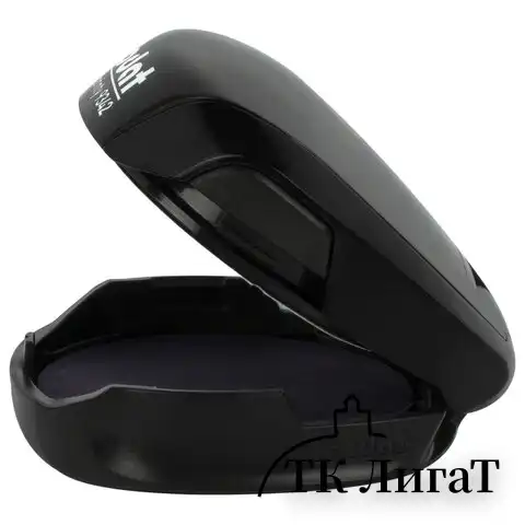 Оснастка для печатей КАРМАННАЯ, D=42 мм, синий, TRODAT 9342 MICRO P4, корпус черный, подушка, 163186