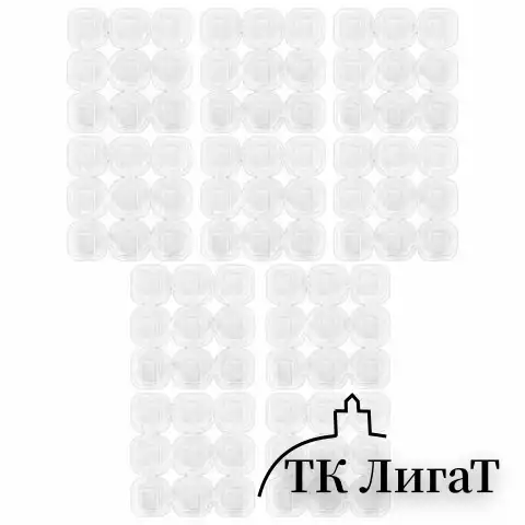 Крючки самоклеящиеся для гирлянд и проводов 1,5х1,5 см, КОМПЛЕКТ 90 шт., LAIMA Home, 608797