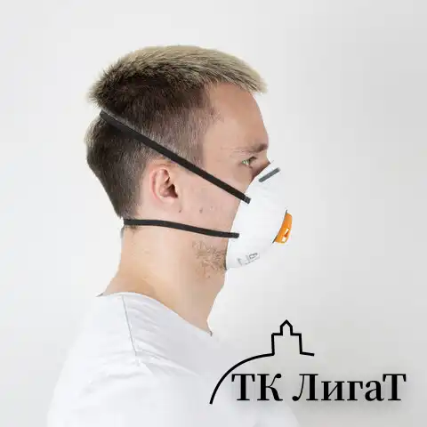 Респиратор с клапаном КОМПЛЕКТ 10 шт., полумаска фильтрующая, формованный, FFP2, JM-8622