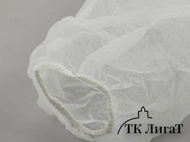 Халат одноразовый белый на липучке КОМПЛЕКТ 10 шт., XXL 110 см, резинка, 25 г/м2, KLEVER