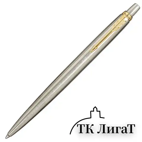 Ручка шариковая PARKER "Jotter Core Stainless Steel GT", пакет, 880887