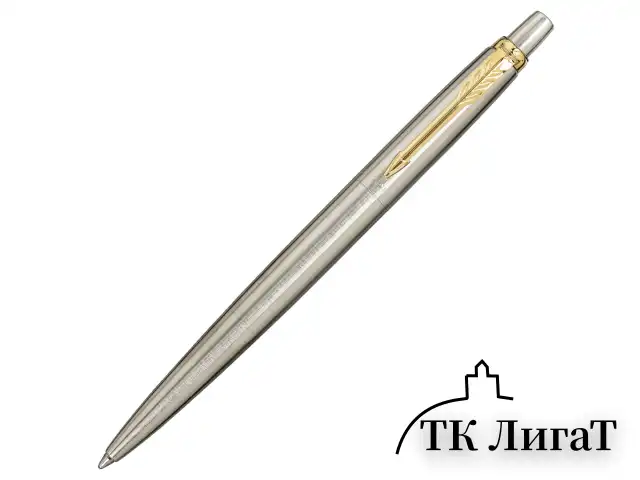 Ручка шариковая PARKER "Jotter Core Stainless Steel GT", ежедневник А5 красный, пакет, 880888