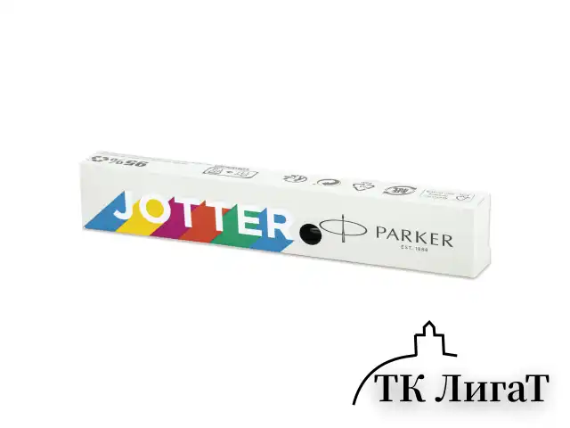 Ручка шариковая PARKER "Jotter Plastic CT", корпус синий, ежедневник А5 синий, пакет, 880896