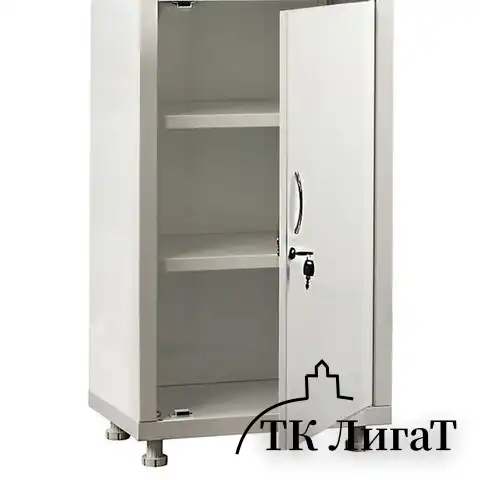 Шкаф медицинский 1-створчатый HILFE "МД 1 1650/SG" 1755х500х320 мм, стекло, белый, S26199201509