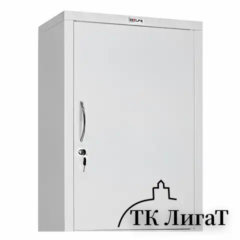 Шкаф медицинский 1-створчатый HILFE "МД 1 1760/SS" 1850х600х400 мм, белый, S26199204009