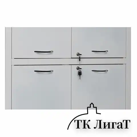 Шкаф медицинский 2-створчатый HILFE "МД 2 1780/SS" 1850х800х400 мм, белый, S26199205009