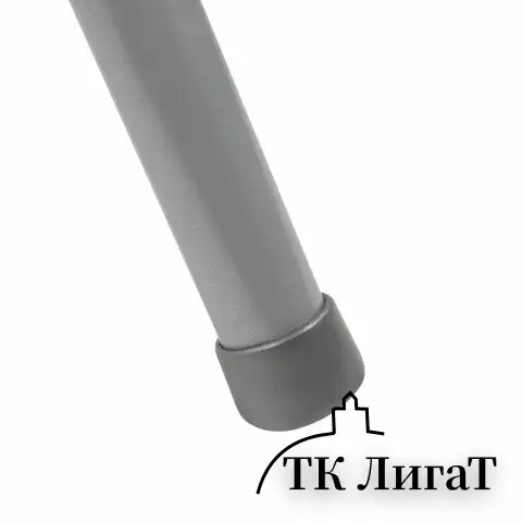 Стул складной BRABIX "Golf CF-007", серебристый каркас, кожзам чёрный, 532891