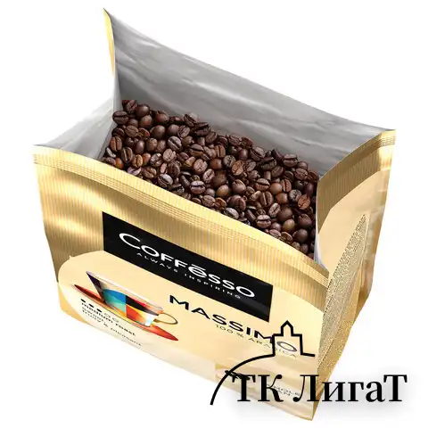 Кофе в зернах COFFESSO "Massimo" 100% арабика, 1 кг, 102488